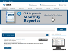 Tablet Screenshot of clickjudgements.com